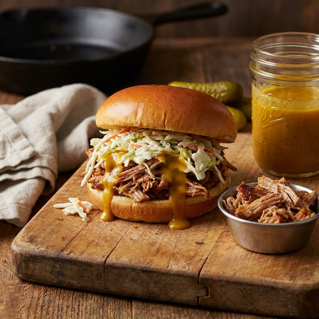 Slow Cooker Pulled Pork BBQ